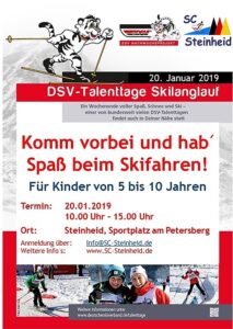 Talenttag 2019 in Steinheid